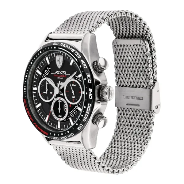 Ferrari watch pilota eva gts mesh, Silver - Image 2