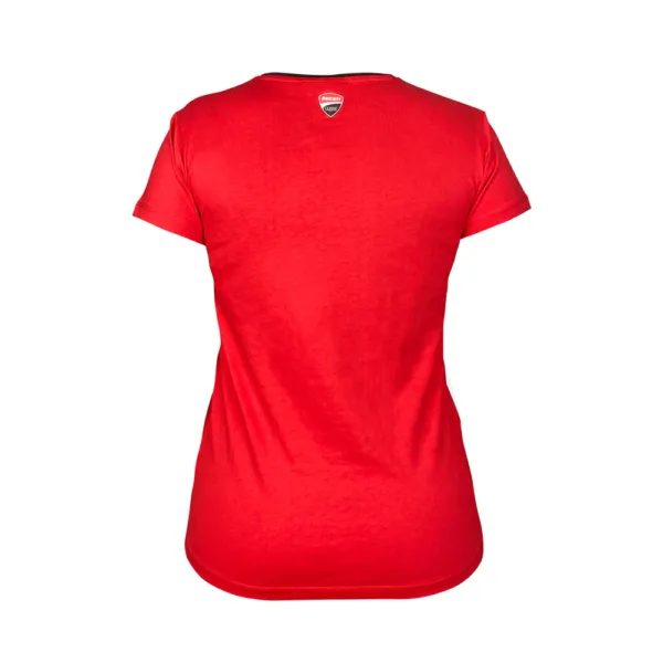 Ducati womens contrast inserts tee shirt, Ladies - Image 4