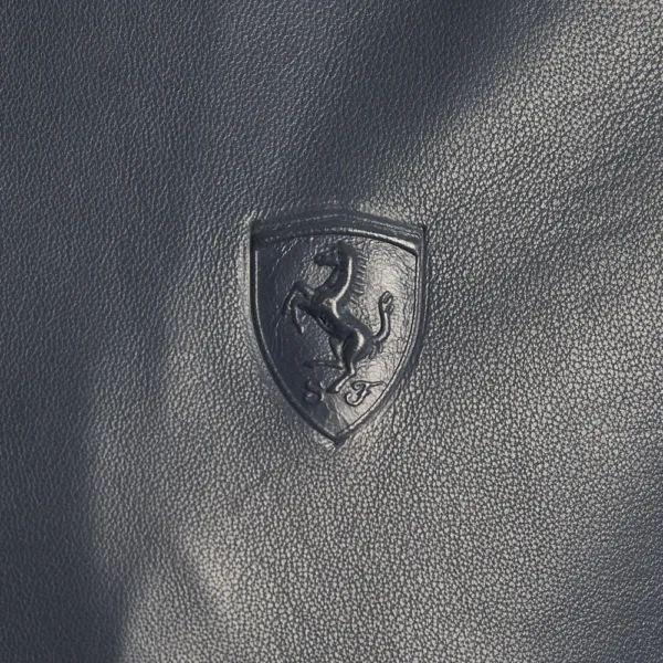 Ferrari quilted leather jacket, blue, Mens - Image 7