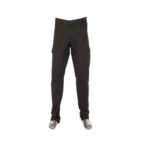 Ferrari slim fit 7 pockets stretch chino, black, Mens
