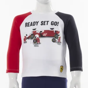Ferrari infant boy ready set go tee shirt, Kids