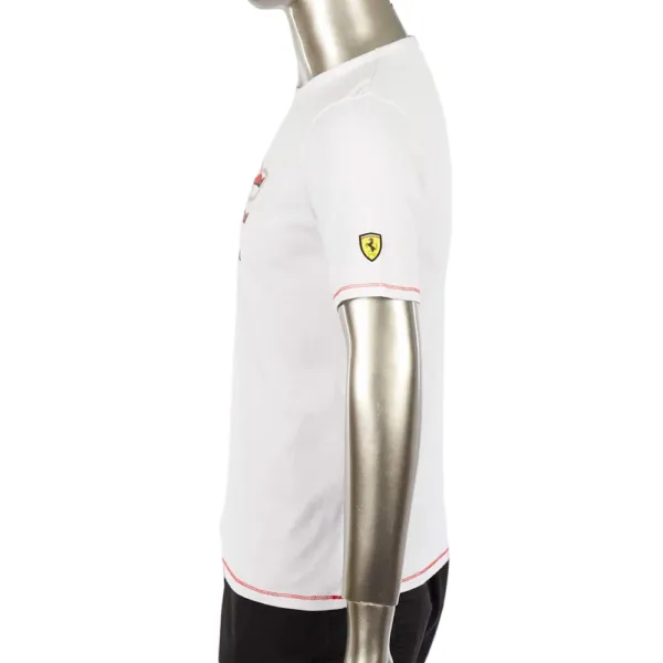 Ferrari cotton jersey tee shirt, white, Kids - Image 3