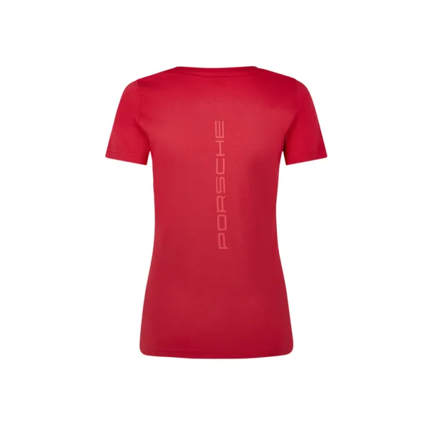 Porsche tee shirt, red, Ladies - Image 4