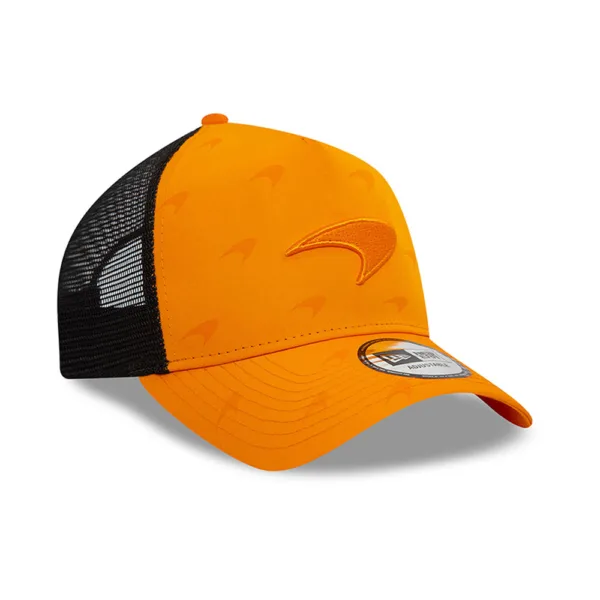 McLaren 9forty e frame trucker cap, orange, Adult - Image 3