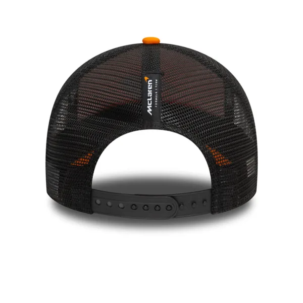 McLaren 9forty e frame trucker cap, orange, Adult - Image 4