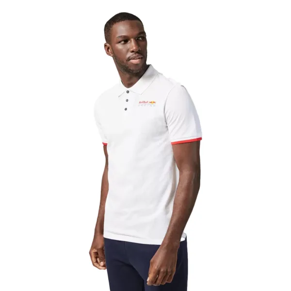 Red bull classic polo shirt, white, Mens - Image 3