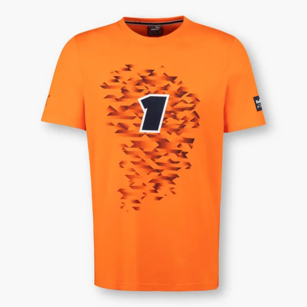 Red bull verstappen #1 tee shirt, orange, Mens