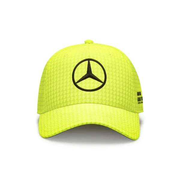Mercedes hamilton baseball cap, yellow, Adult