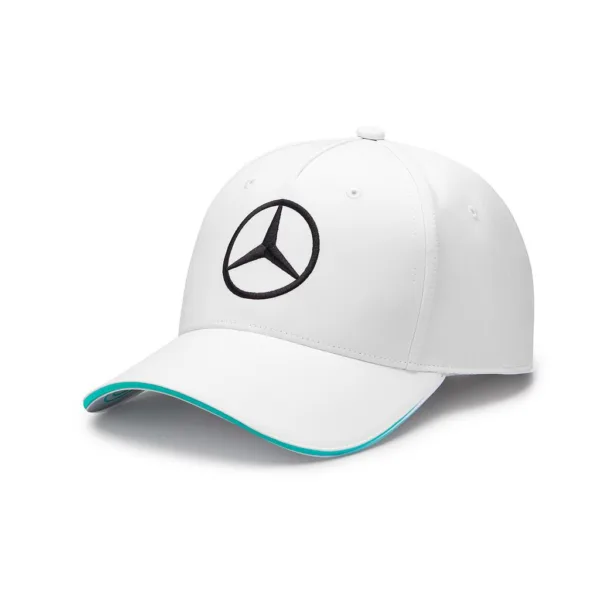 Mercedes team baseball cap 2024, white, Adult - Image 2