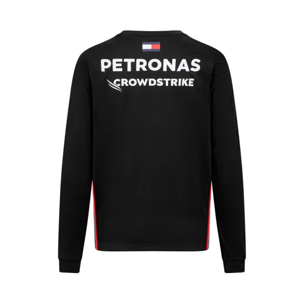 Mercedes team sweatshirt 2023, black, Mens - Image 2