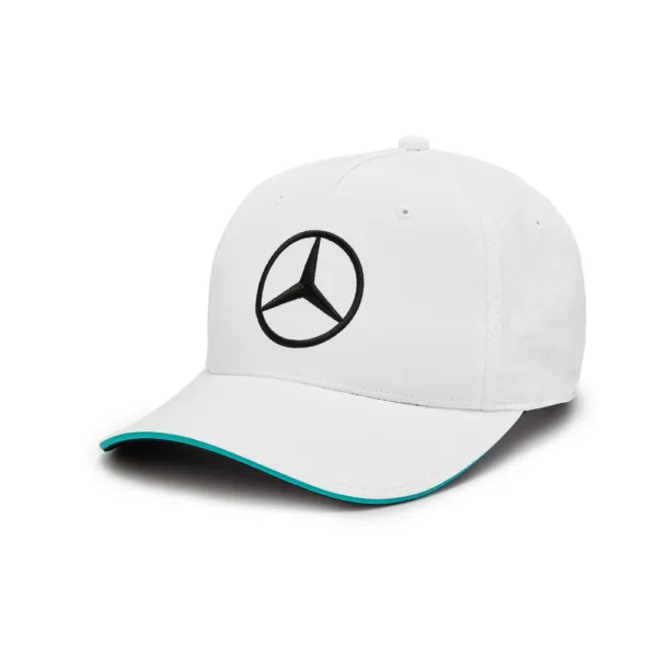 Mercedes team baseball cap, white, Adult - Image 2