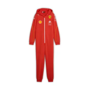 Official Ferrari team onesie 2024, burnt red, Kids