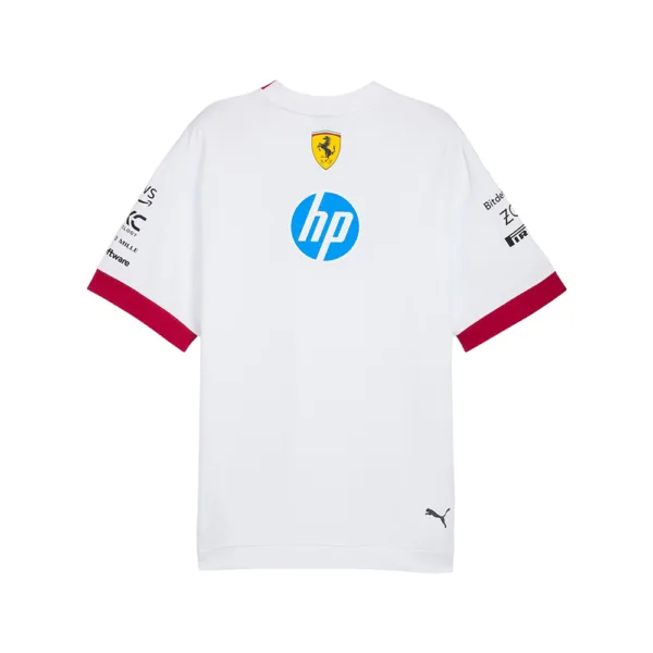 Ferrari drivers tee shirt 2025, white, Mens - Image 2