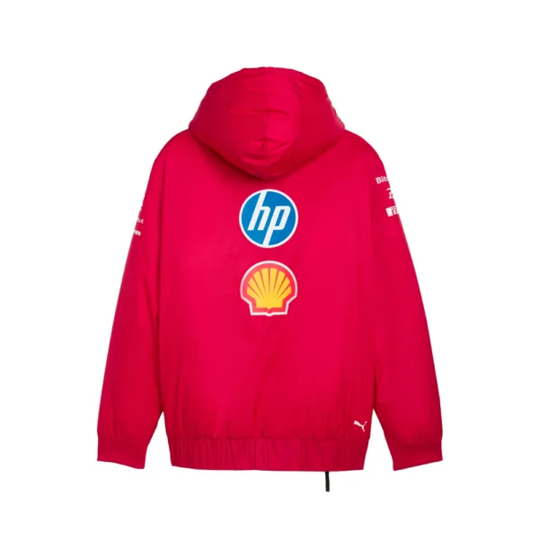 Ferrari team reversible jacket 2025, dark cherry, Mens - Image 2