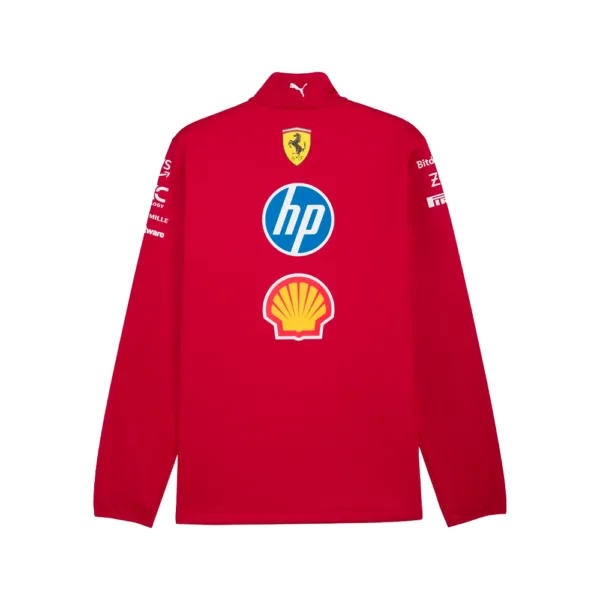 Ferrari team softshell jacket 2025, dark cherry, Mens - Image 2