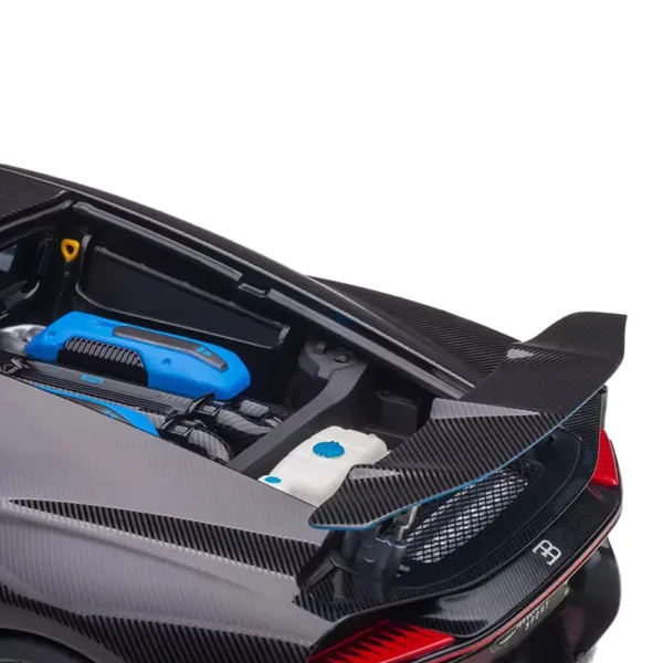 Bugatti chiron sport blue/carbon, 1:18 - Image 6