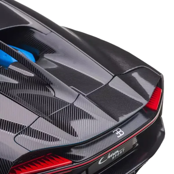 Bugatti chiron sport blue/carbon, 1:18 - Image 7