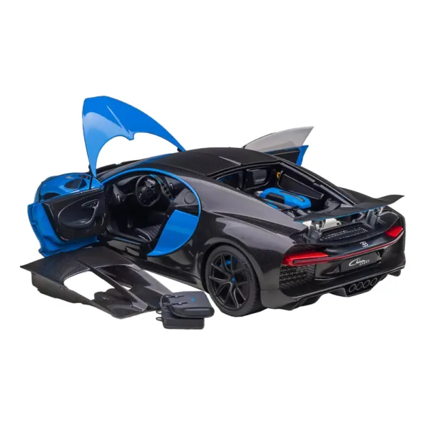 Bugatti chiron sport blue/carbon, 1:18 - Image 8