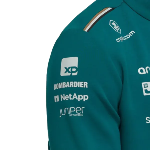 Aston martin team midlayer top, green, Mens - Image 2