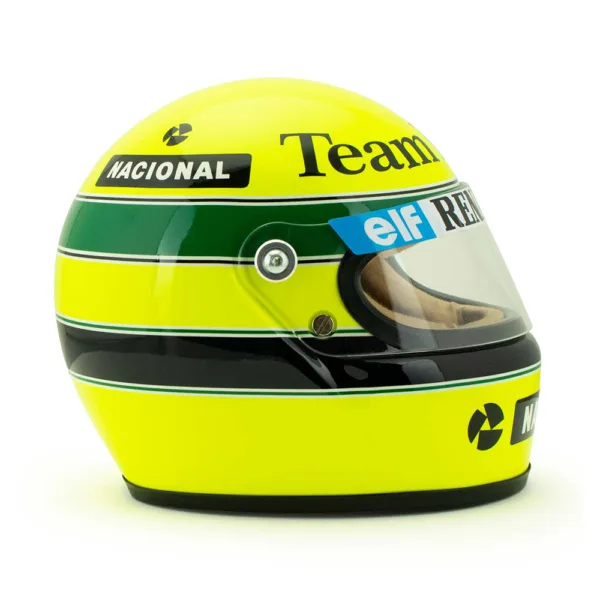 Senna mini helmet lotus 1985 + d/case, 1:2 - Image 3