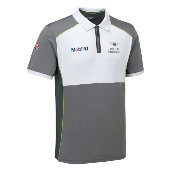 Bentley team polo shirt, Grey, Mens