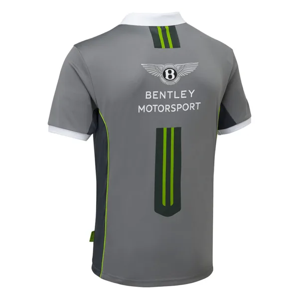 Bentley team polo shirt, Grey, Mens - Image 2