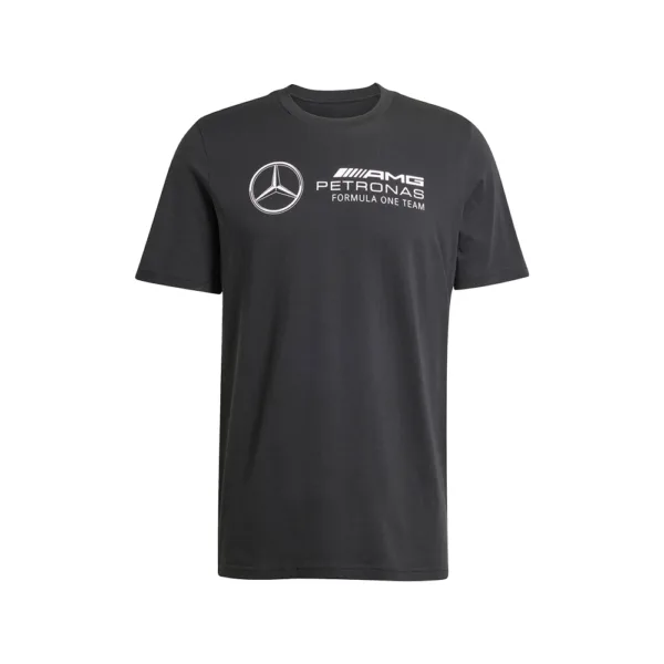 Mercedes f1 dna graphic tee shirt, black, Mens