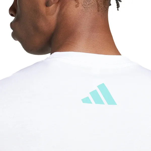 Mercedes f1 dna graphic tee shirt, white, Mens - Image 3