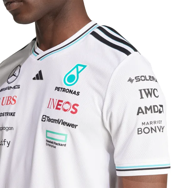 Mercedes amg petronas f1 driver tee shirt, 2025, Mens - Image 3