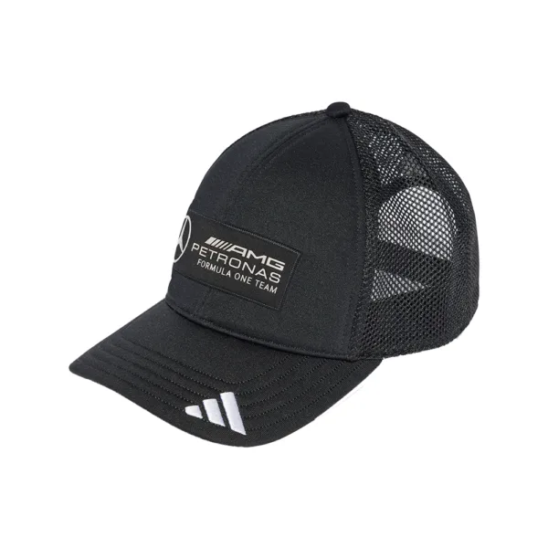 Mercedes amg petronas f1 trucker cap, black, Adult