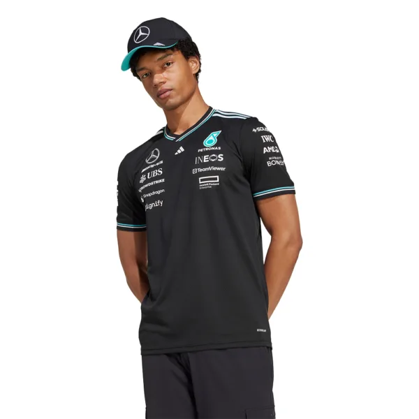Mercedes amg petronas f1 driver tee shirt, 2025, Mens - Image 5