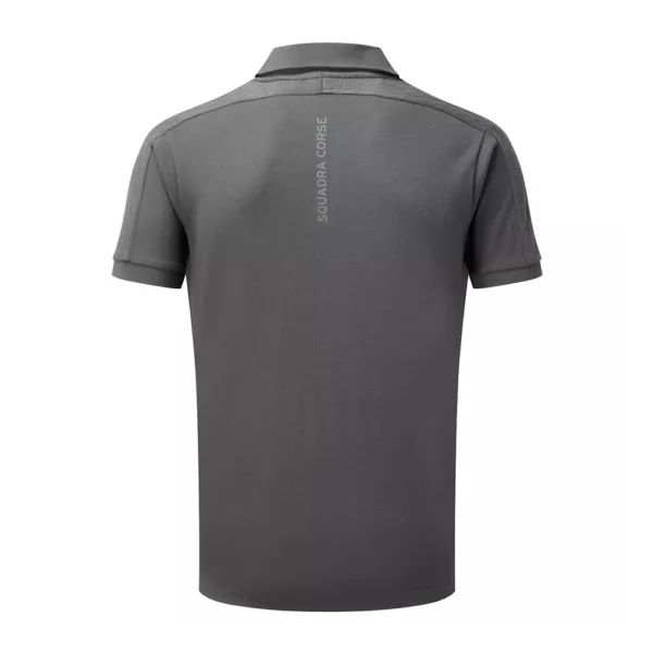 Lamborghini mens travel polo shirt, grey , Mens - Image 2