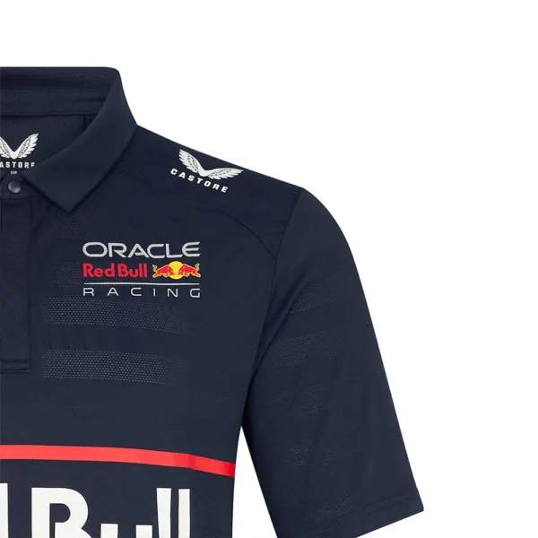 Red bull Verstappen #1 polo shirt 2025, blue, Ladies - Image 4