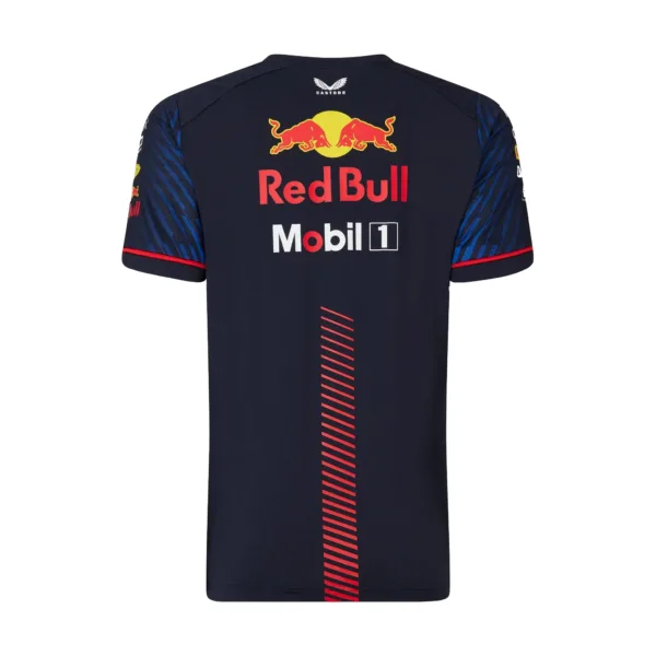 Red bull team tee shirt 2023, navy, Ladies - Image 2