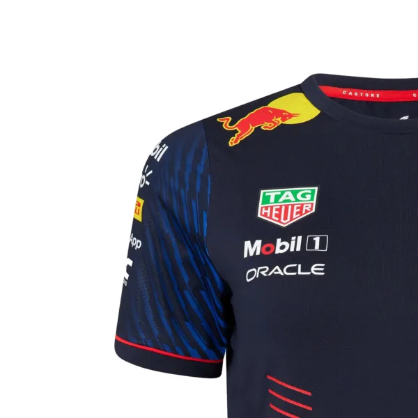 Red bull team tee shirt 2023, navy, Ladies - Image 5