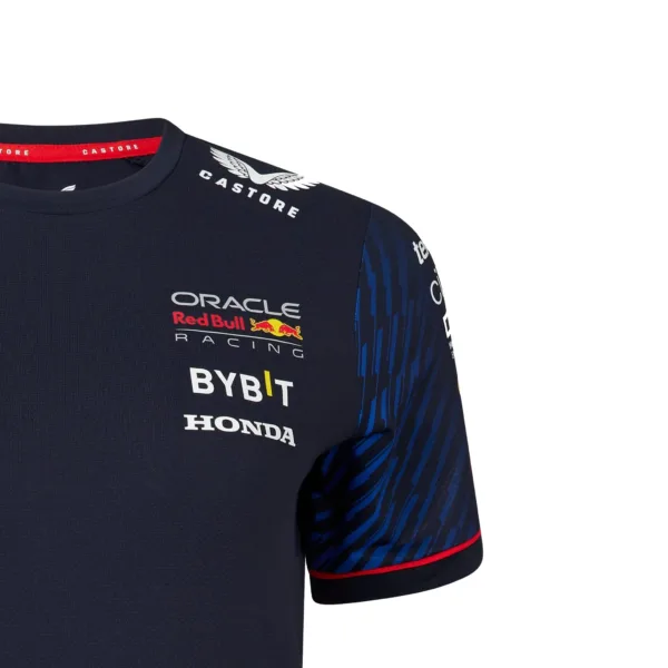 Red bull team tee shirt 2023, navy, Ladies - Image 6