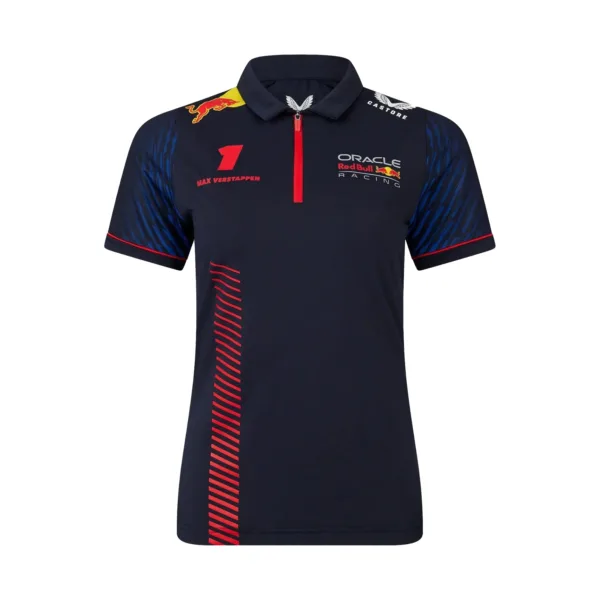 Red bull verstappen polo shirt, navy, Ladies