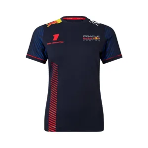 Red bull verstappen tee shirt, navy, Ladies