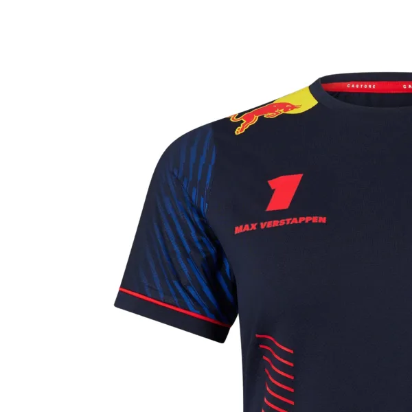 Red bull verstappen tee shirt, navy, Ladies - Image 3