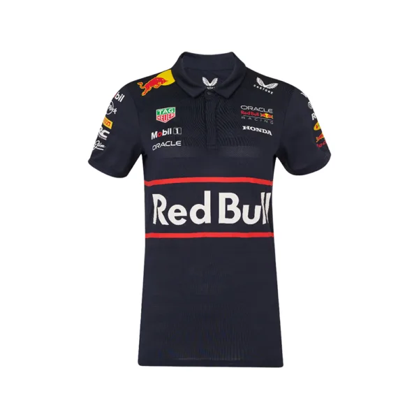 Red bull f1 team polo shirt 2025, blue, Ladies