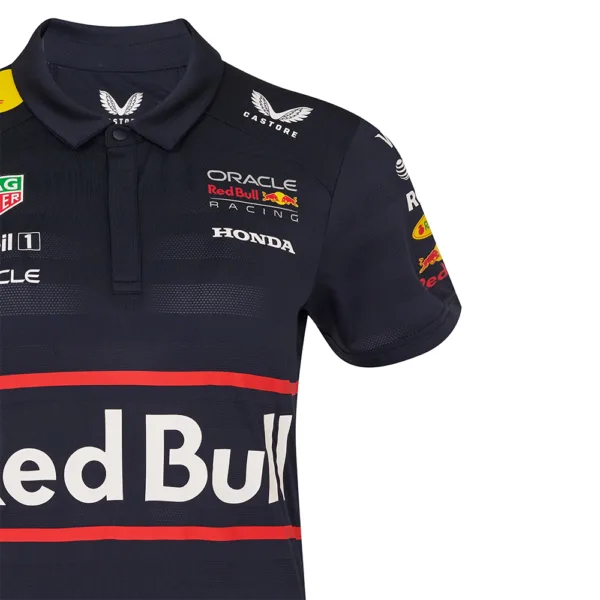 Red bull f1 team polo shirt 2025, blue, Ladies - Image 6