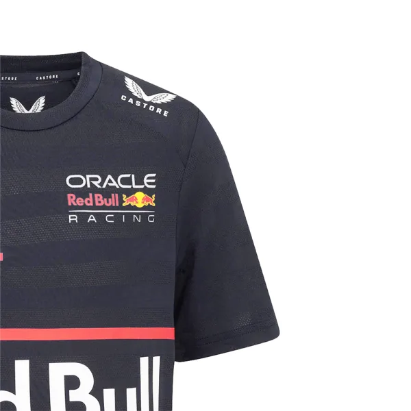 Red bull Verstappen #1 tee shirt 2025, blue, Kids - Image 4