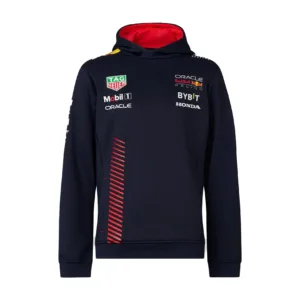 Red bull team pullover hoodie 2023, navy, Kids