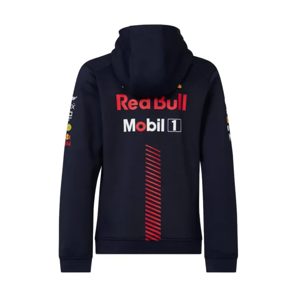 Red bull team pullover hoodie 2023, navy, Kids - Image 2