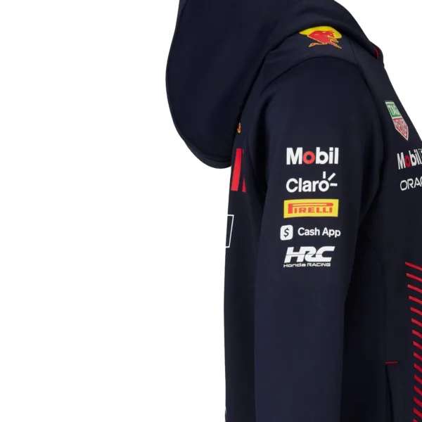 Red bull team pullover hoodie 2023, navy, Kids - Image 3