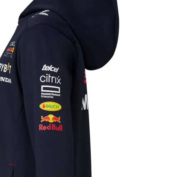 Red bull team pullover hoodie 2023, navy, Kids - Image 4