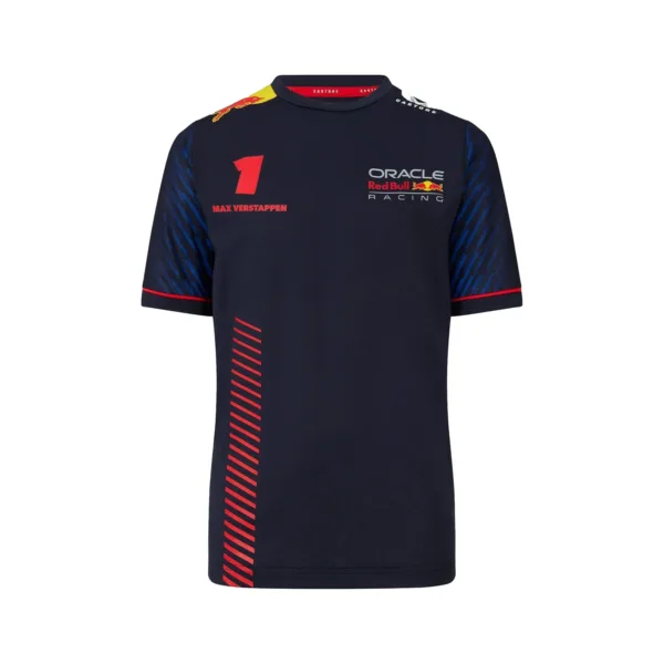 Red bull verstappen tee shirt, navy, Kids