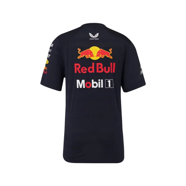Red bull f1 team tee shirt 2025, blue, Kids - Image 2