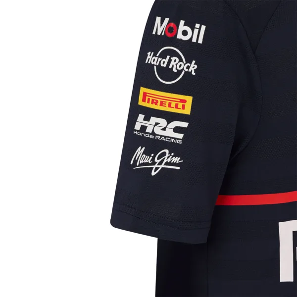 Red bull f1 team tee shirt 2025, blue, Kids - Image 4