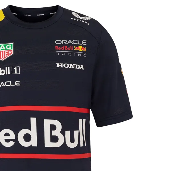 Red bull f1 team tee shirt 2025, blue, Kids - Image 6